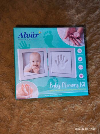 🐾 Kit empreinte & cadre photo bébé 
