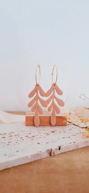 🌊 Écume salée xxl – Boucles d’oreilles bohème chic