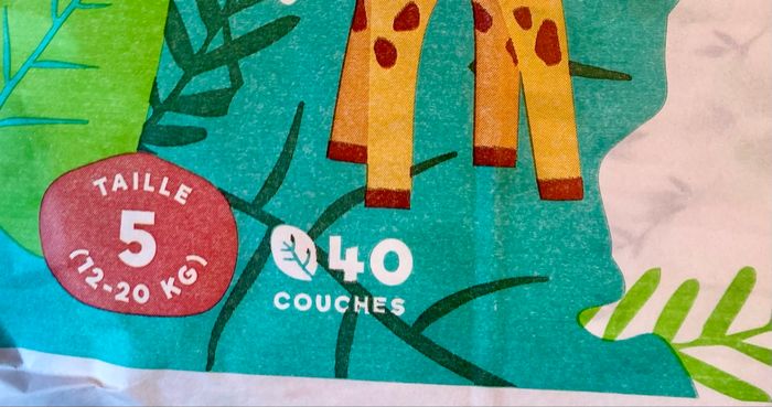 120 couches les petits culottés taille 5 - photo numéro 2