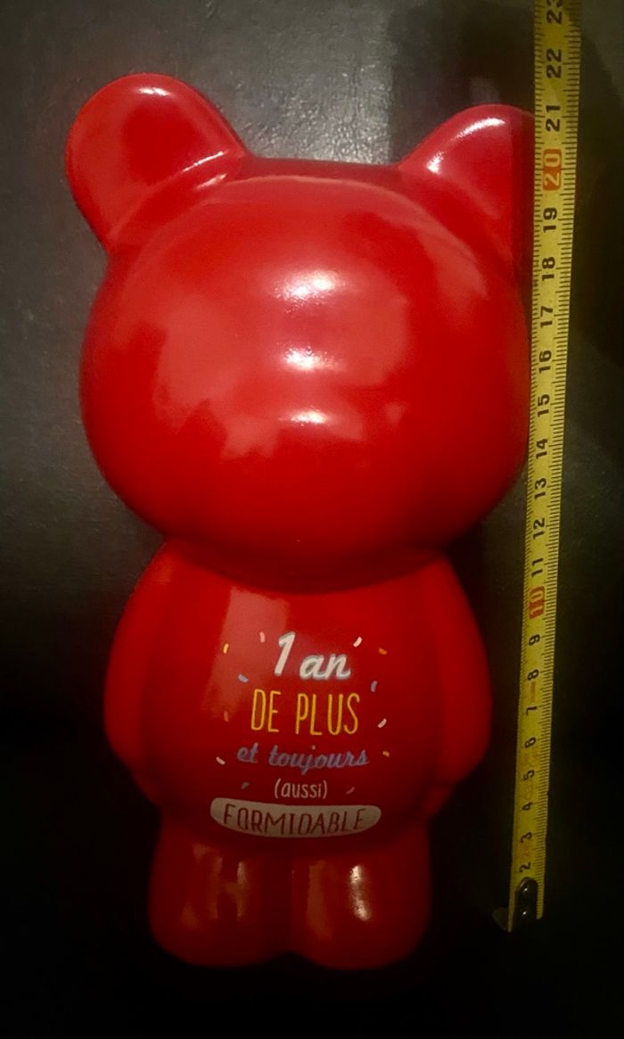 Tirelire ourson »The Concept Factory »1an de plus - photo numéro 3