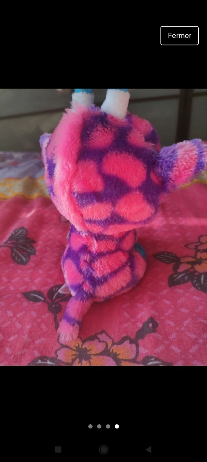 Peluche girafe Ty neuve - photo numéro 4