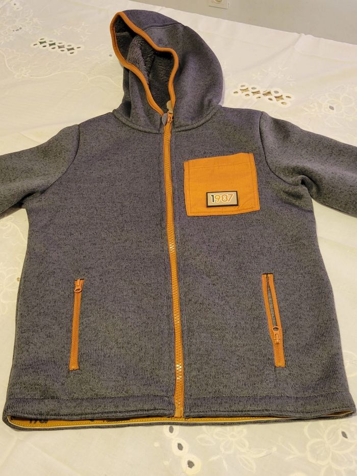 ​🧥 Veste zippée Sergent Major - 9 ans - Doublée Polaire - photo numéro 3