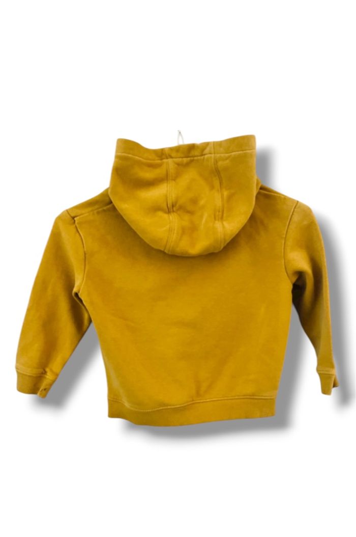 Sweat capuche garçon / moutarde / 4ans / 104cm / Kiabi eco conception - photo numéro 3