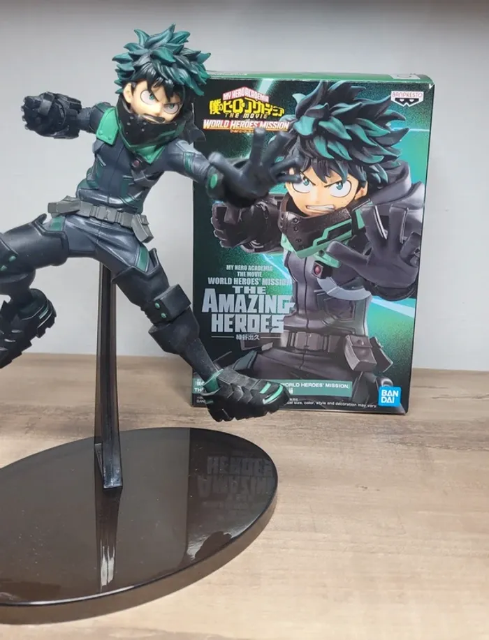 Figurine My Hero Academia The Movie The Amazing Heroes Izuku Midoriya Banpresto Bandai - photo numéro 8