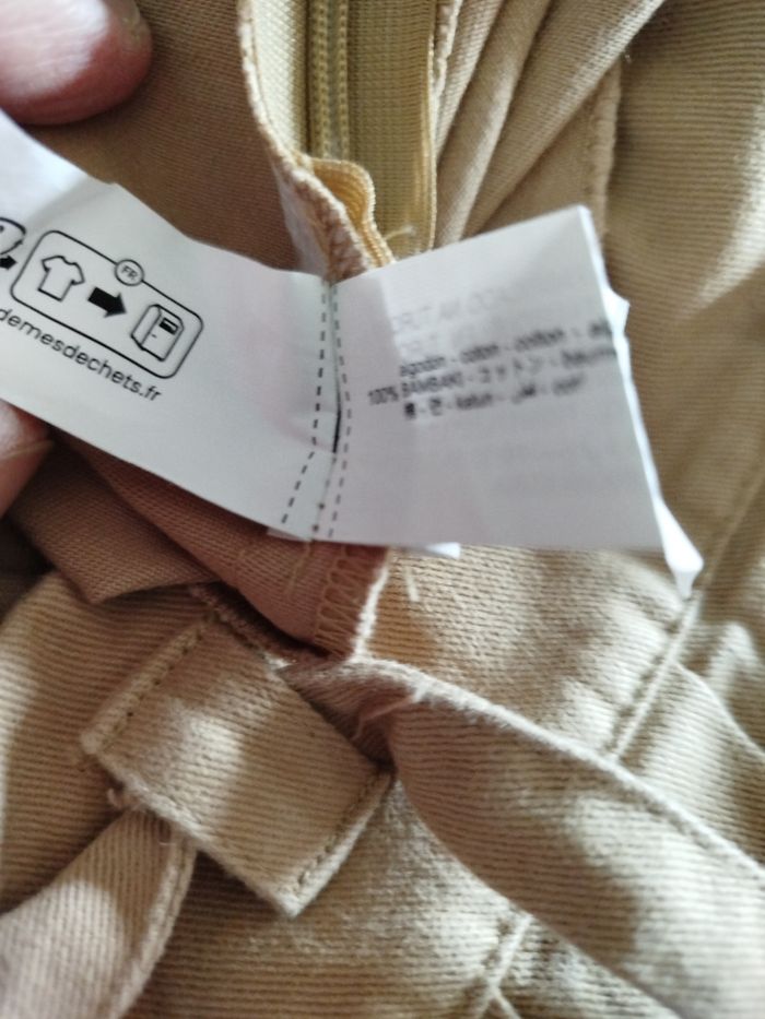 Jupe enfant 11 12 ans 152 cm marron 100 % coton Zara - photo numéro 4