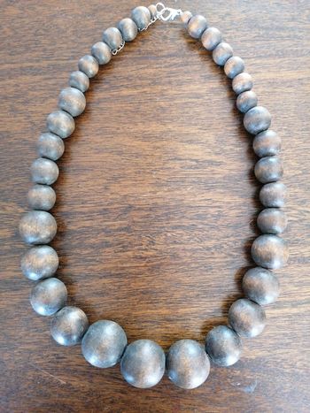 Collier boules en bois #espanolitinabijoux #espanolitinafemme