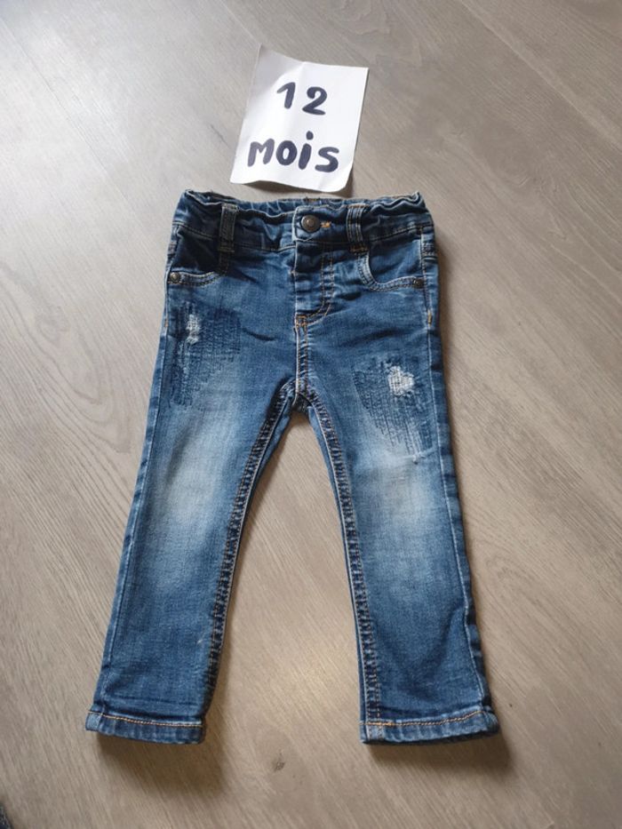 Pantalon jeans slim 12mois
