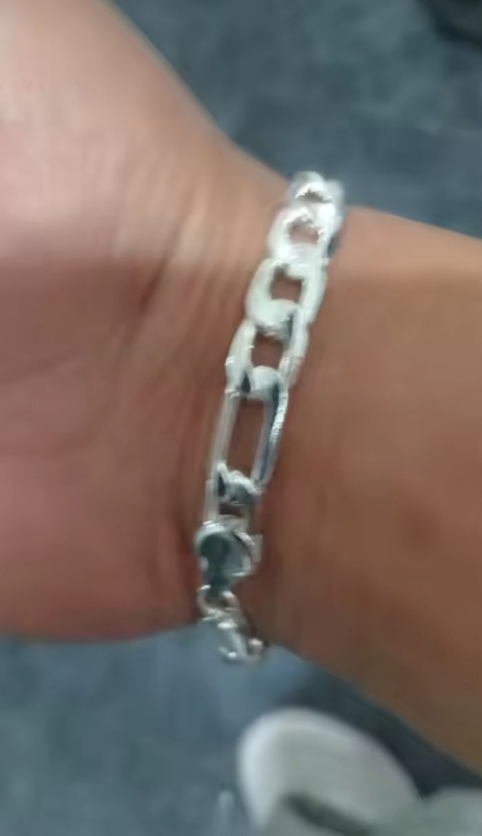 Collier et bracelet en argent s925 neufs Mixte - photo numéro 2