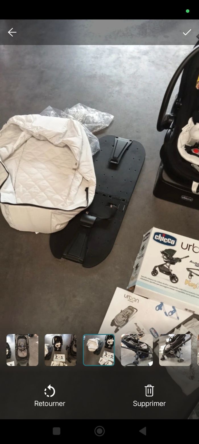 Poussette Chicco trio - photo numéro 3