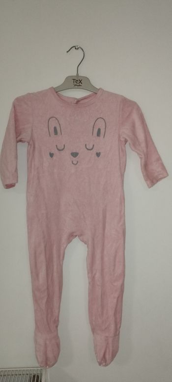 Pyjama rose bébé fille 23 mois anti dérapant