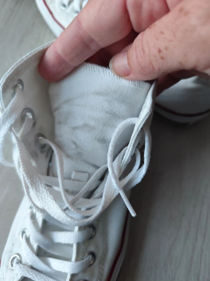 Converse montantes blanches - photo numéro 9