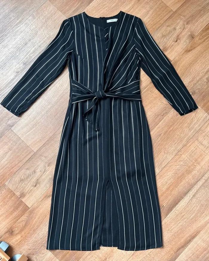 Magnifique robe longue noire et blanche - taille 34 - photo numéro 19