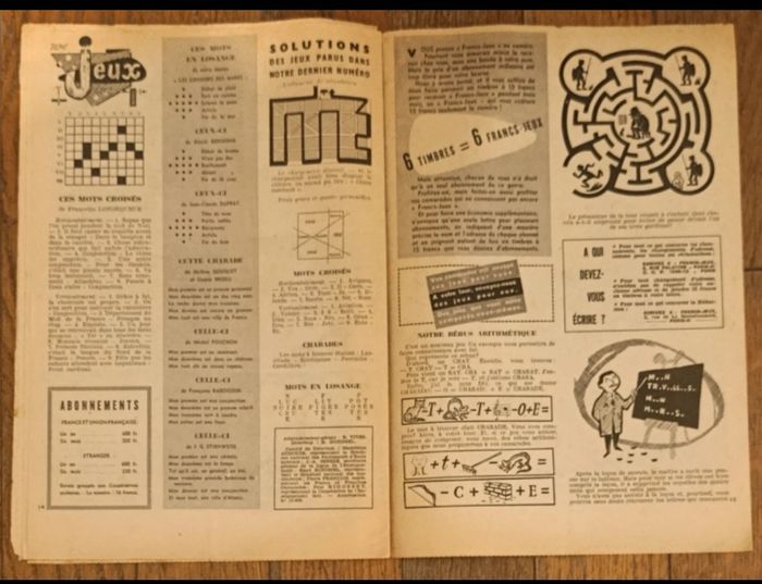 Ancien journal Francs jeux Filles N°202 1954 vintage - photo numéro 7