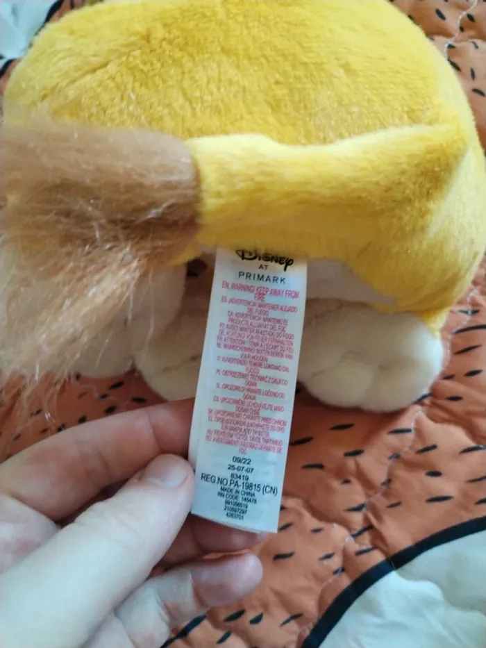 Peluche Simba roi lion - photo numéro 3