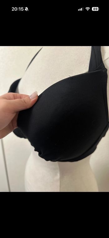 Haut de maillot de bain noir a nouer