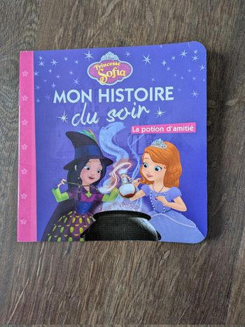 Livre mon histoire du soir Princesse Sofia La potion d'amitié Disney 