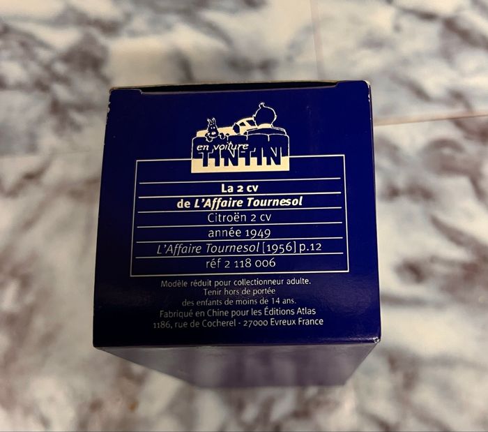 La 2 cv de L'Affaire Tournesol Citroën - photo numéro 2