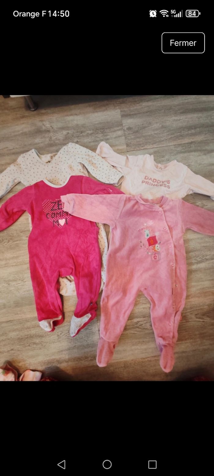Lot pyjamas 12 mois