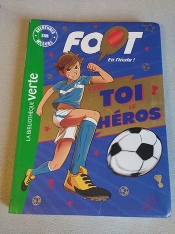 Livre toi le héros thème foot en finale !