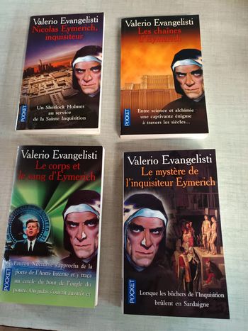 Lot 4 livres Nicolas eymerich inquisiteur