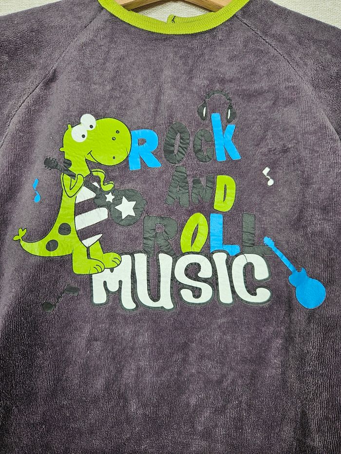 Pyjama velours kitchoun 3 mois 60 cm - photo numéro 3