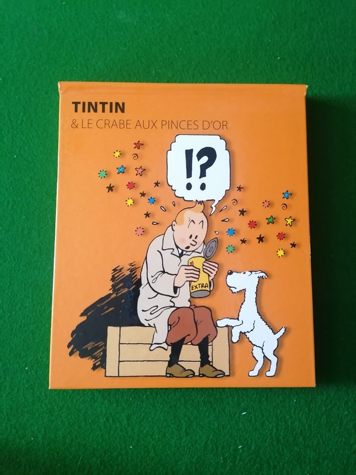 Tintin Livre Pop up Le crabe aux pinces d'or