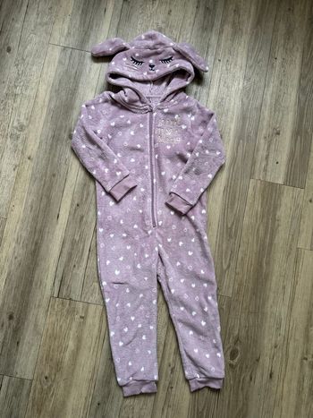 Combinaison pyjama lapin rose gémo 5 ans 
