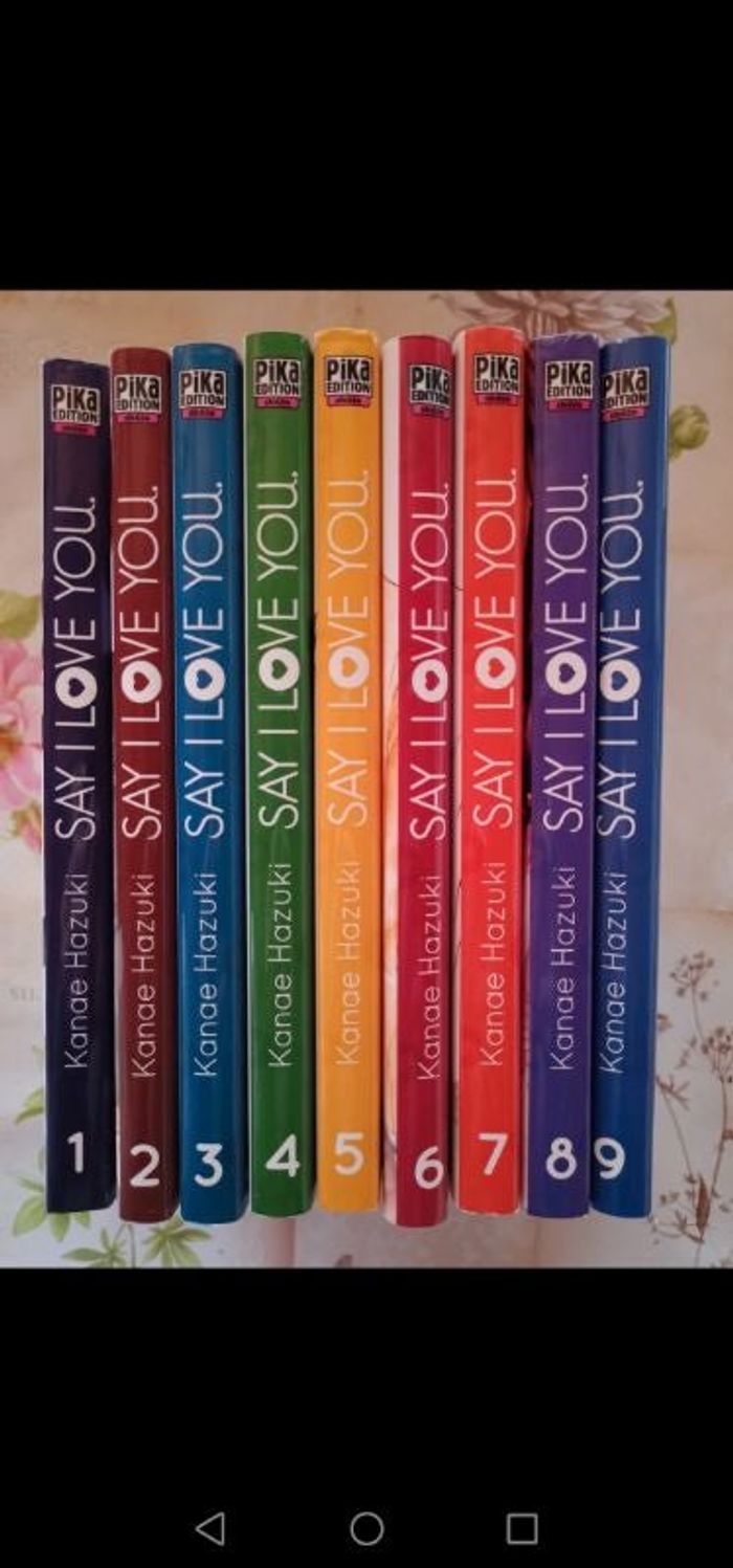Lot mangas Say I love you