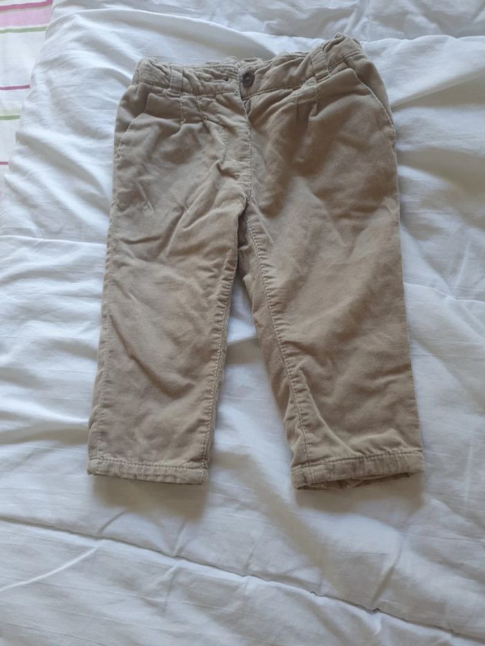 Pantalon velours bout'chou