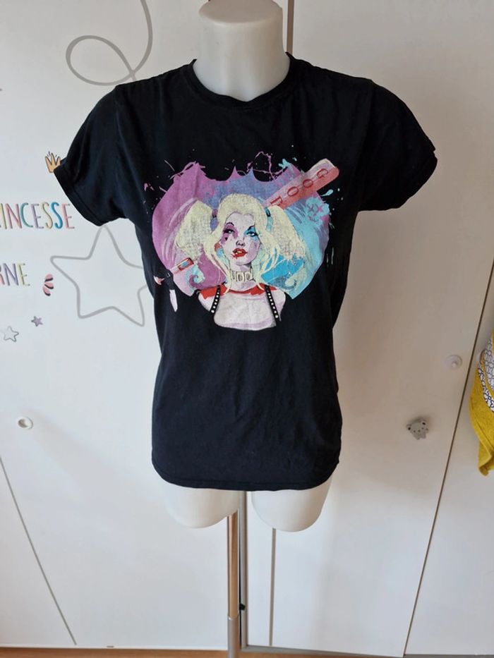 Tee shirt harley quinn gildan très bon etat - photo numéro 2
