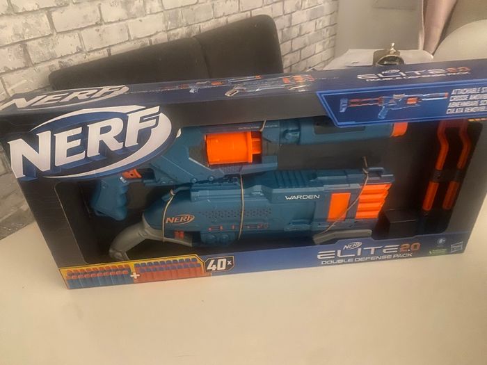 Pistolet Nerf elite double defense neuf