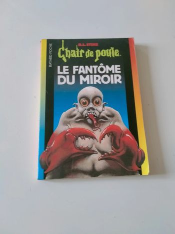 Livre chair de poule le fantôme du miroir