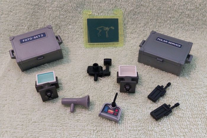 lot Playmobil cinéma expédition photo film projecteur spot malle hygiaphone