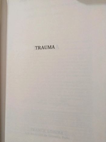Trauma     car
