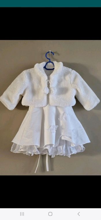 Ensemble robe et poncho