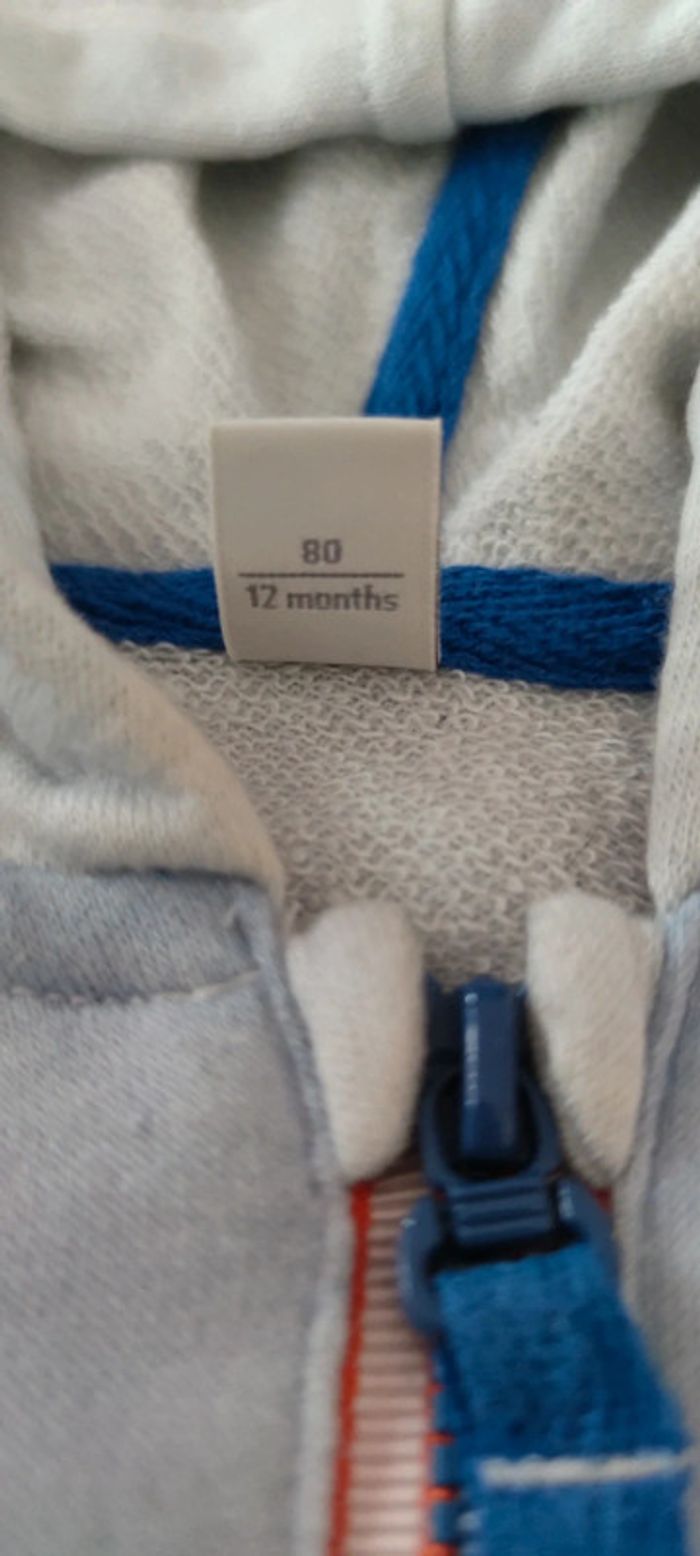 Gilet zip 12 Mois - photo numéro 4