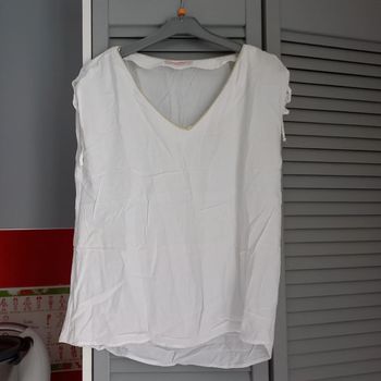 Blouse sans manche blanche
