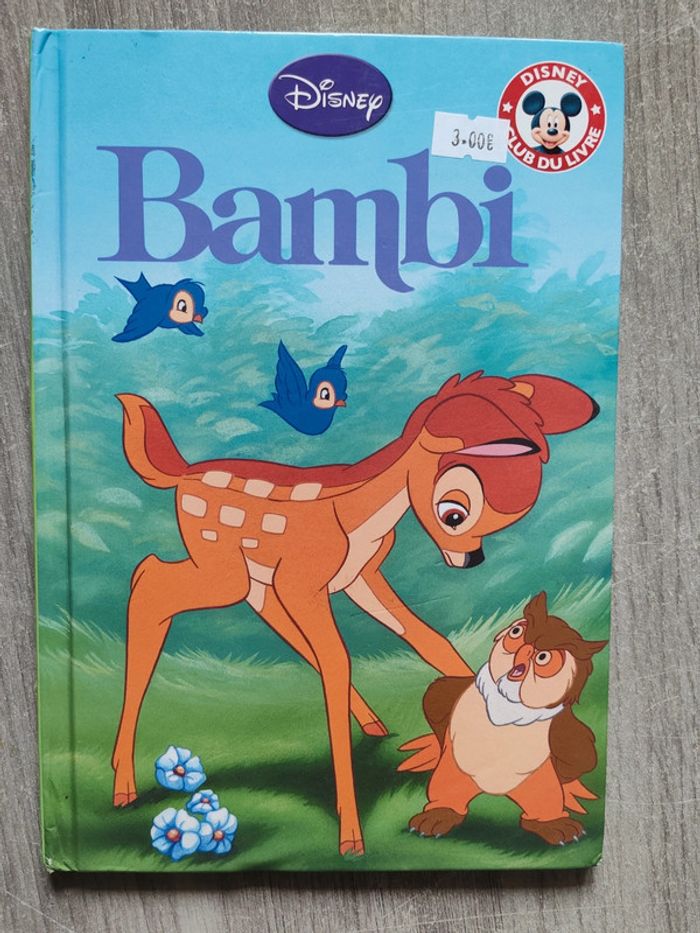 Livre le club du livre Disney Bambi