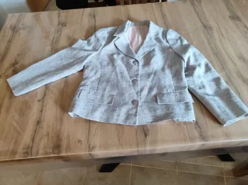 Blazer Chic Gris Taille M, Impeccable ! Petite pépite à saisir !
