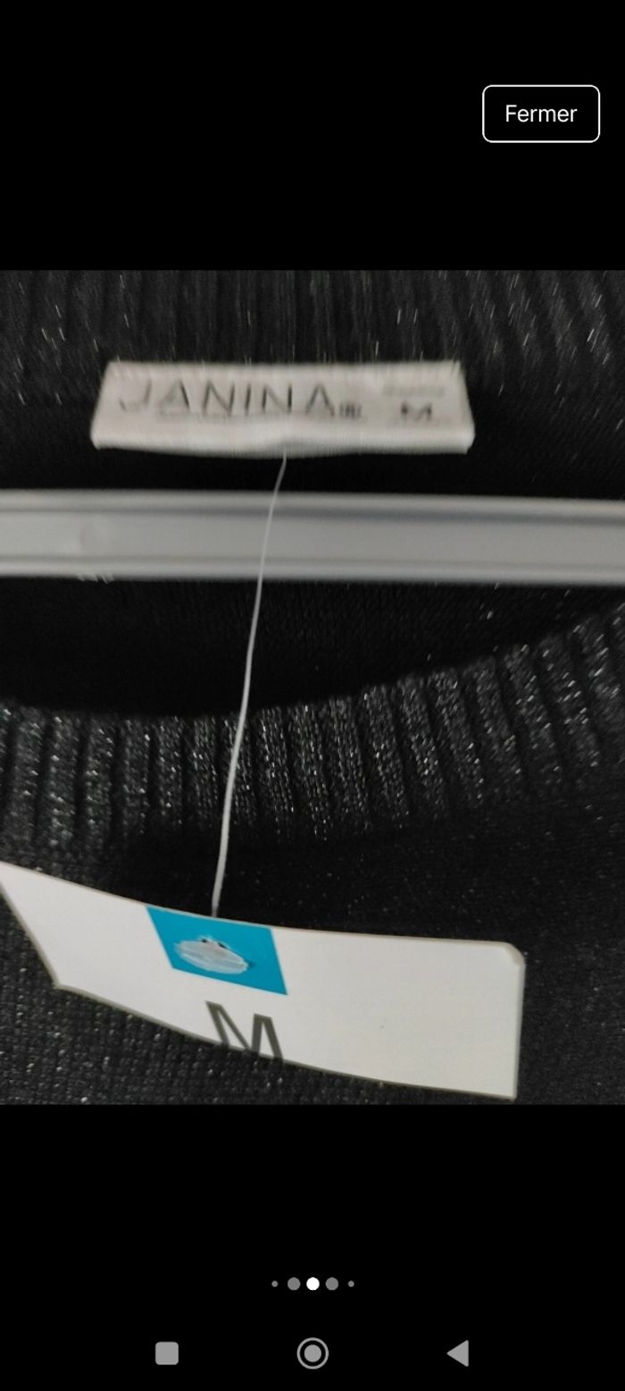 Pull fin neuf avec étiquette scintillant taille 38 - photo numéro 4
