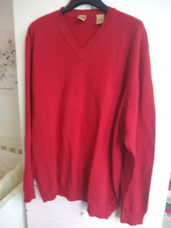 Pull homme en col V