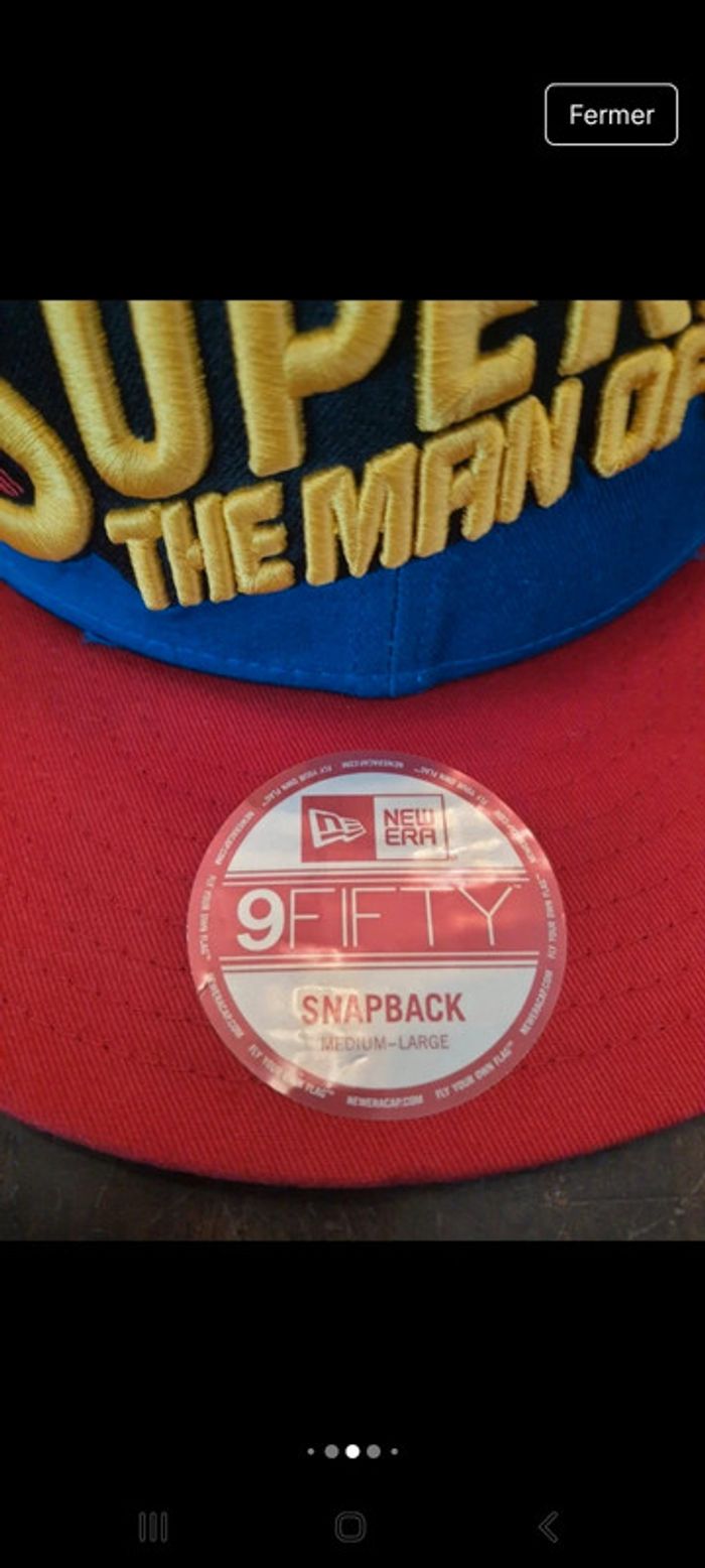 Casquette NewEra Superman the Man of Steel M/L - photo numéro 14