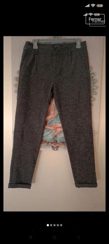 Pantalon bonobo d hiver  style moucheté t 36