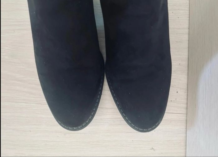 Bottines en daim noires - photo numéro 2