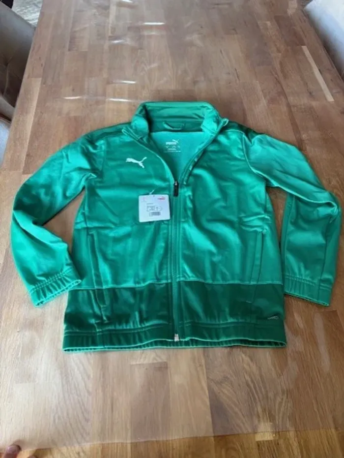 veste de training sport puma enfant drycell taille M 140 cm - photo numéro 13