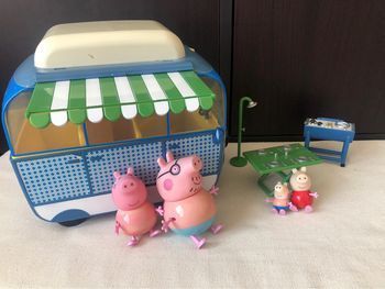 Camping car peppa pig jouet enfant petit