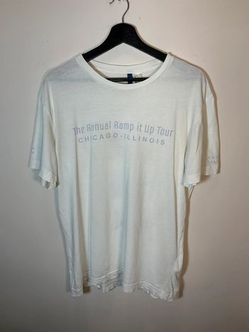 T-shirt blanc pour homme Divided H&M Ramp it up tour Chicago taille M 370