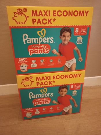 Pampers baby dry Pants taille 8 (116 couches)
