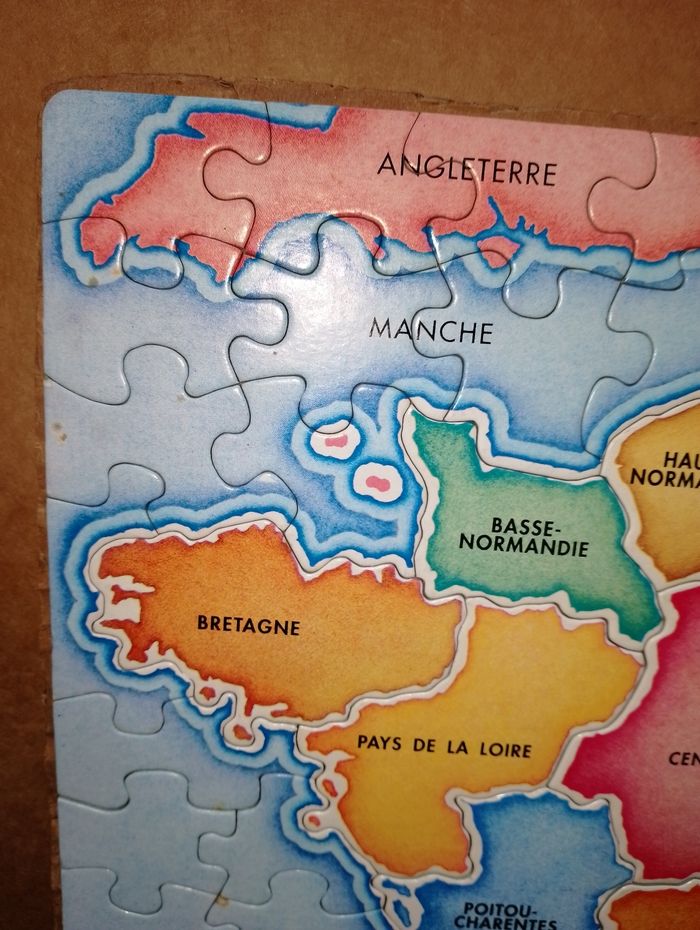 Puzzle carte de France régions et départements - photo numéro 9