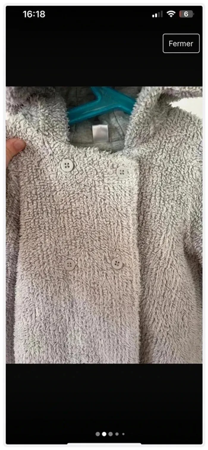 Manteau veste hiver 36 mois, tex - photo numéro 2